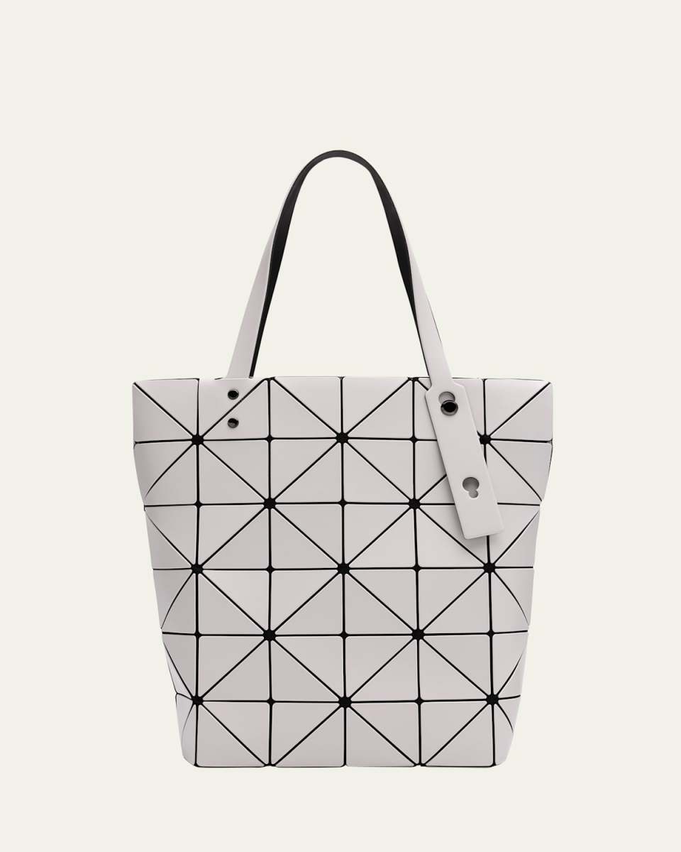 Blocky Geometric Zip Tote Bag